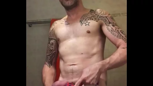 Tattooed Stud Practices CBT BDSM on Sexy Norik in Solo Session