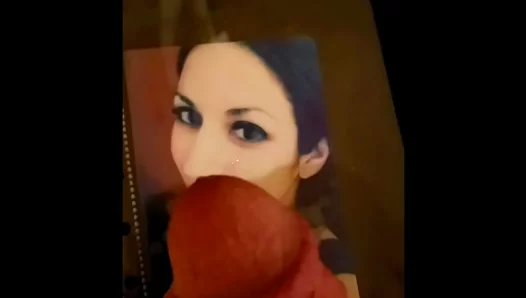 Latina Brunette Masturbates and Tributes in Steamy Solo Blowjob Scene