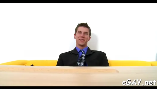 Hunks Engage in Salacious Homo Sex with Hardcore Anal and Oral Action