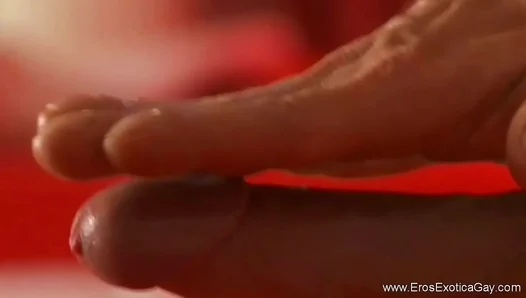 Amateur Massage Turns Into Intense Handjob With Big Cock Action