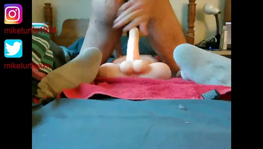 Black Male Torso Enjoys Intense Dildo Ride In 12–Minute Scene