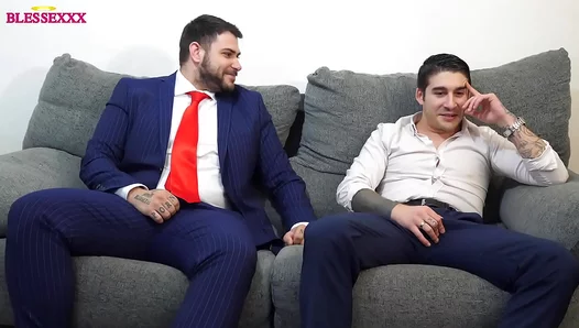 Magic Javi & Adrian Dimas: Vicious Straight Men Turn Hot for Gay Sex Payoff
