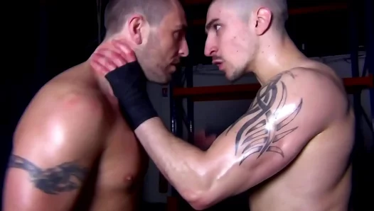 Mathieu Ferhati Dominates Doryann in Intense French Gay Fight Scene