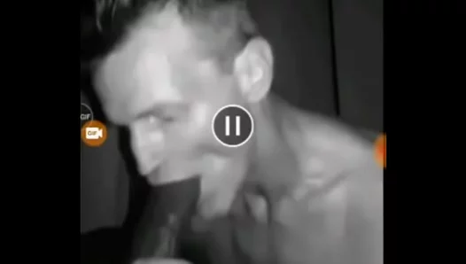 White Boy 18+ Sucks Massive 12–Inch Black Dick In Intense Gay Session