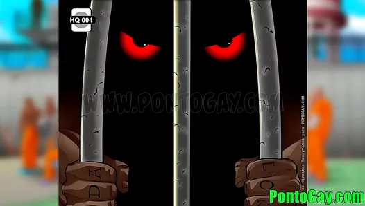 Gay Cartoon PriStepSoners Explore Hot Danger Cage Action –