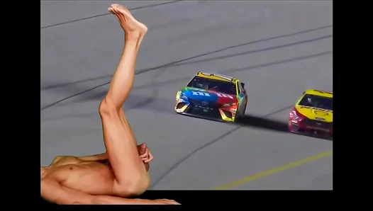 Slim Nascar Fan Shows Off While Jerking Solo