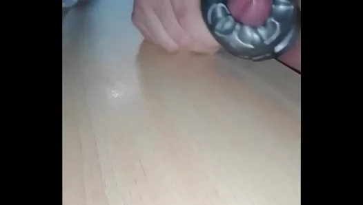 Teen 18+ Guy Enjoys Quick Fleshlight Fun With Big Cock Cumshot