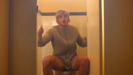 Logan Paul Takes On Big Dick Action in Steamy Bathroom Gay Scene
