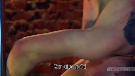 Sambo Fighter Captured for Intense Gay Anal and Blowjob Action