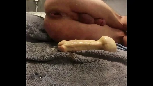 Sissy Toyed to Anal Orgasm in Intense Gay Amateur DP Scene