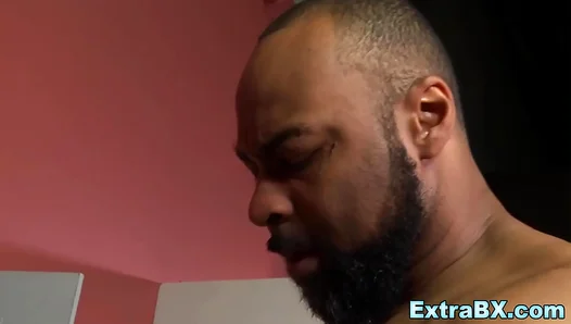 Blowjob and Gay Sex Through the Glory Hole