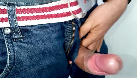 Gay Amateur Plays With Hard Dick In Secret Work Bathroom Scene