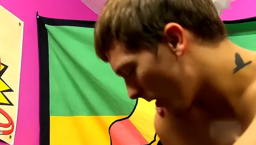 Invited to a HotGay Threesome: Anal and Blowjob Fun