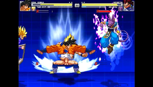 Goku and Trunks Take On Vegeta & Beerus in Hot Yaoi Anime Action