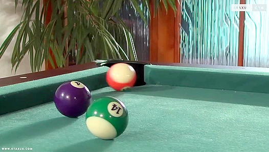 Johny Hunter Pounds Patrik Dorsy on the Pool Table - Gay XXX