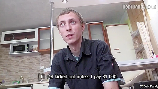 Submissive Czech Stud Gets His Ass Fucked and Cock Licked - Debt Dandy