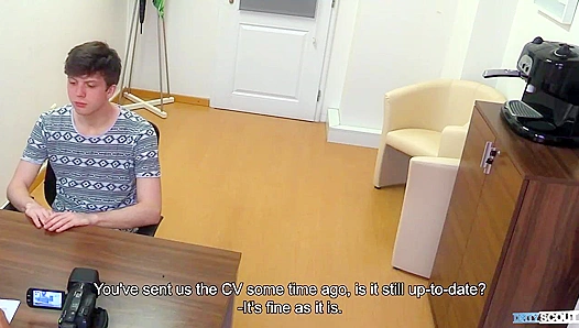 Petite Twink Serves His Ass to a Hard Cock - Dirty Scout