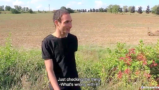 Wild Outdoor Bang with a Hot Random Czech Guy - XXX Gay