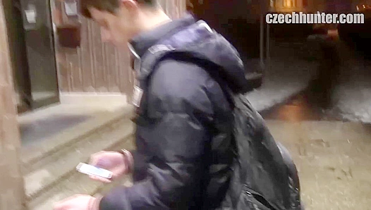 XXX Gay - Sexy Brunette Gets Fucked Hard and Takes Facial