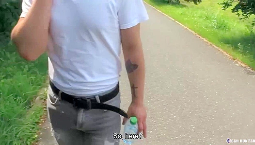 POV - Hot Stud Hunts Down and Fucks a Horny Hottie - XXX Gay Style