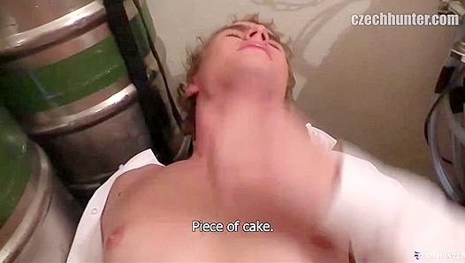 Czech Waiter Gets Sneakily Fucked by Rich Client - XXX Gay