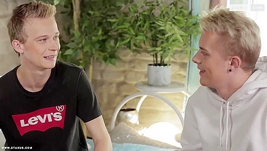 Blonde-on-Blonde Bliss - Jamie Calvin & Timmy Williams Heat Up Gay XXX