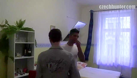 Three Hungry Dicks Stretch Incredible Ass Gape - XXX Gay