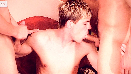 Thomas Dyk and Luk Anders Team Up for Intense Threesome Butt Blasting - Gay XXX