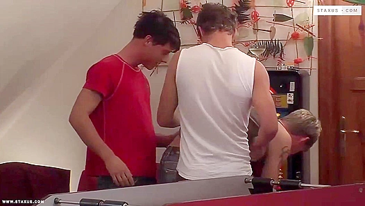 Thomas Dyk and Luk Anders Team Up for Intense Threesome Butt Blasting - Gay XXX