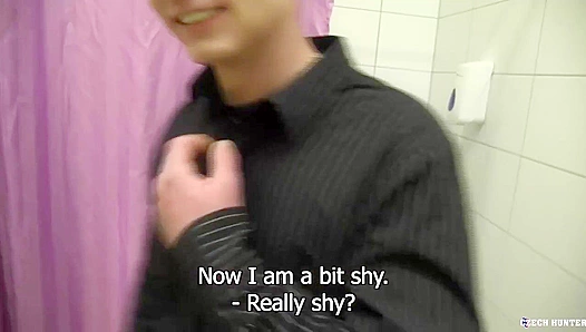 Desperate Czech Twink Begging for Hot Cum on His Face - XXX Gay