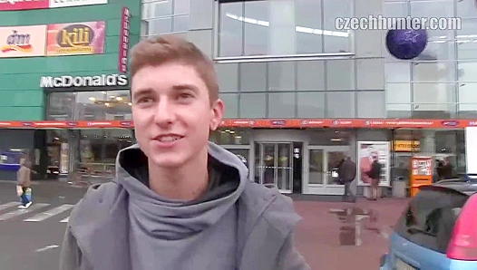 Spread-Legged Czech Stud Pounded Raw - XXX Gay