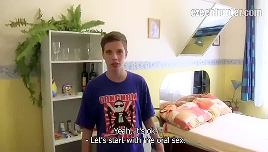 Laughing Twink Gets Tenderized - POV Fun with XXX Gay