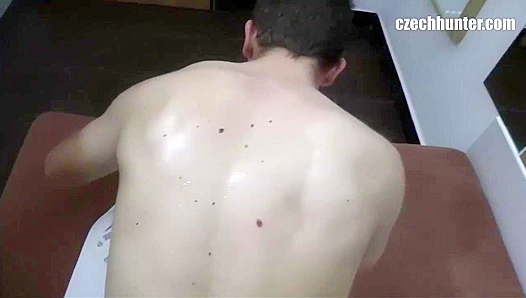 Loud Moans Echo as He Gets Fucked Sideways by the Mirror - XXX Gay