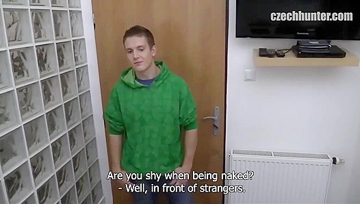 Loud Moans Echo as He Gets Fucked Sideways by the Mirror - XXX Gay