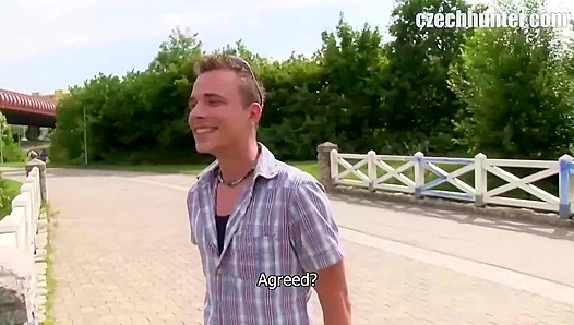 Tattooed Twink Gets Rough Outdoor Fuck - XXX Gay