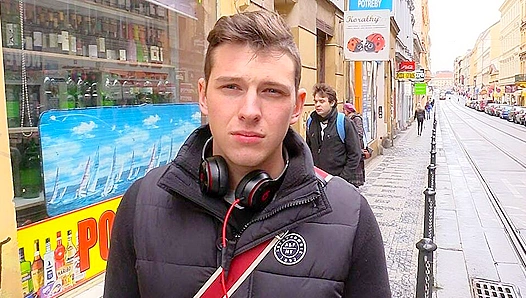 XXX Gay - Brown-Haired Hottie Takes a Massive Load in POV Action