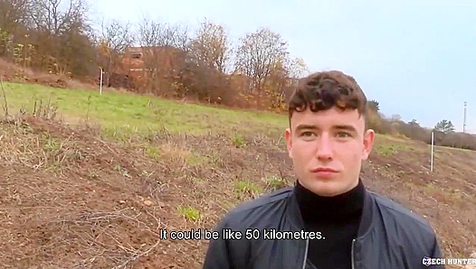 Curly-Haired Amateur Gets Fucked Hard in Car - XXX Gay