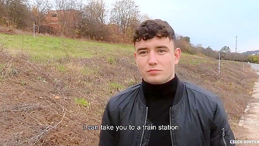 Curly-Haired Amateur Gets Fucked Hard in Car - XXX Gay