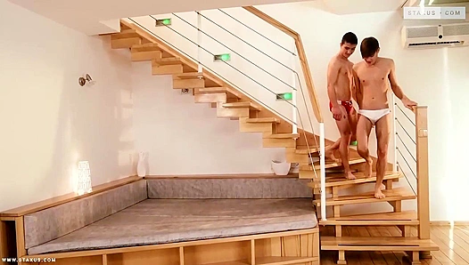 Horny Jack Ganley & Noah Matous Juice Up Their Steamy Fuck Session - Gay XXX