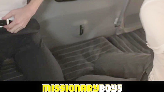 Elder Sorensen Gets Roughly Gaped in the Backseat by Missionary Boys