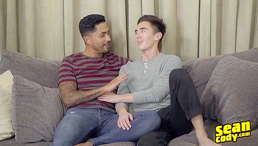 Ricky Donovan & Cody Seiya - Hot Interracial Bareback Session