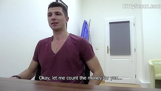 Cheerful Christmas Audition - Amateur Gay Guy Gets Filthy with Dirty Scout