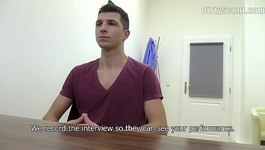 Cheerful Christmas Audition - Amateur Gay Guy Gets Filthy with Dirty Scout