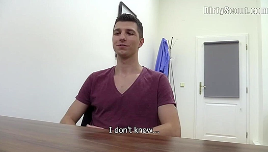 Cheerful Christmas Audition - Amateur Gay Guy Gets Filthy with Dirty Scout
