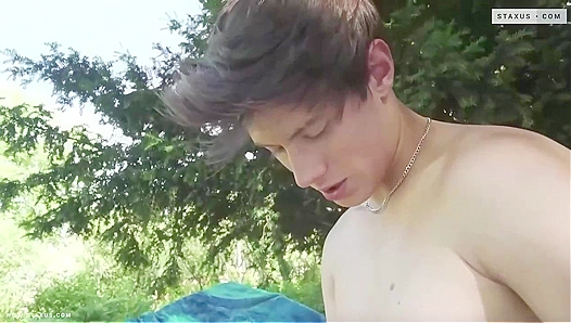 Adam Cartney and Chester Owen Twist It Up in TentFuck Frenzy - Gay XXX