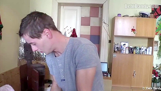 Guy Fucks Himself with Double-Sided Dildo for Hot Solo Fun - Debts Due