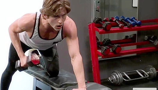 Logan Cross and Austin Avery - Intense Post-Workout Anal Session at Home