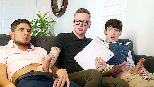 Quick Threesome Heat - Edward Terrant & Alex Montenegro