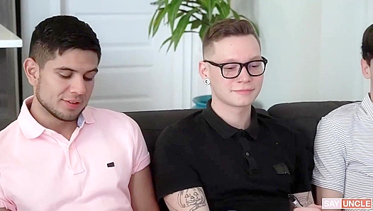 Quick Threesome Heat - Edward Terrant & Alex Montenegro