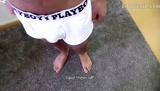 Exotic Hottie Gets Rough Gay Anal in POV - Dirty Scout